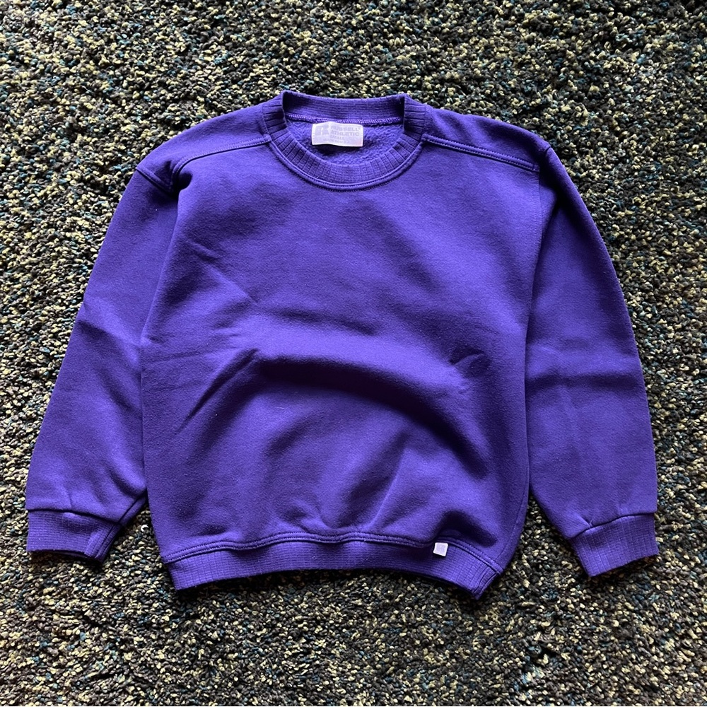Russell Athletic Purple Pullover (women’s S)